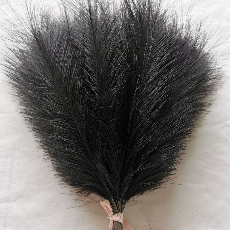 10/20Pcs Artificial Pampas Grass Bouquet for Home Bedroom Room Wedding Party Decoration Fake Plant Simulation Dried Flower Reed