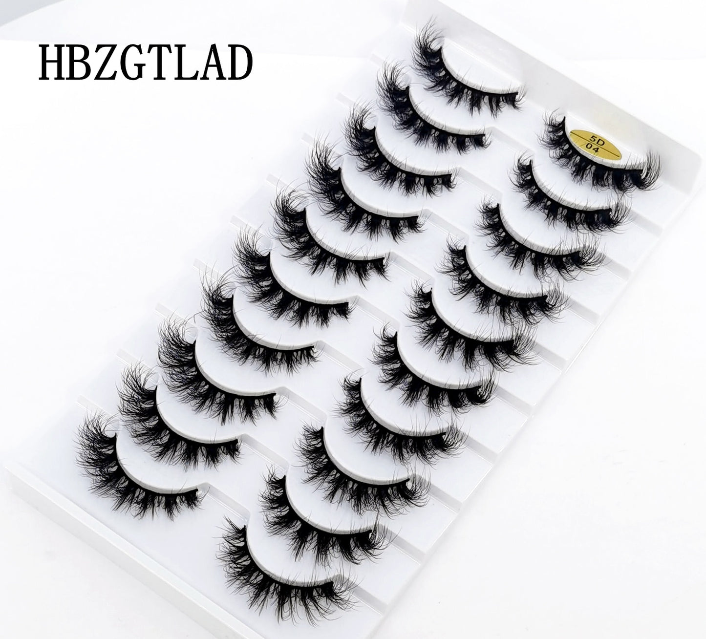 10 Pairs 3D Mink False Eyelashes Natural/Thick Eye Lashes  Fluffy Russian eyelahses Reusable