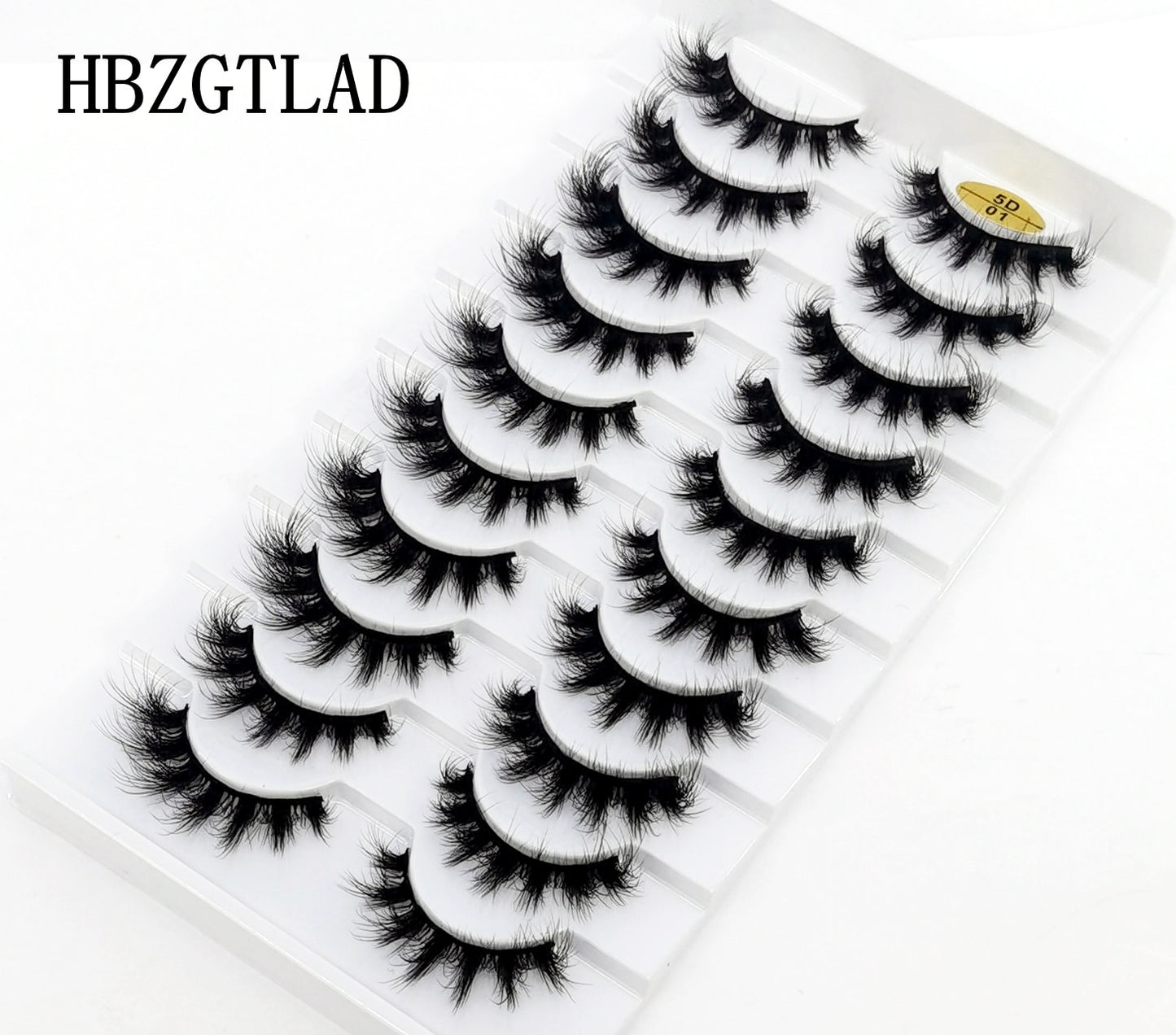 10 Pairs 3D Mink False Eyelashes Natural/Thick Eye Lashes  Fluffy Russian eyelahses Reusable