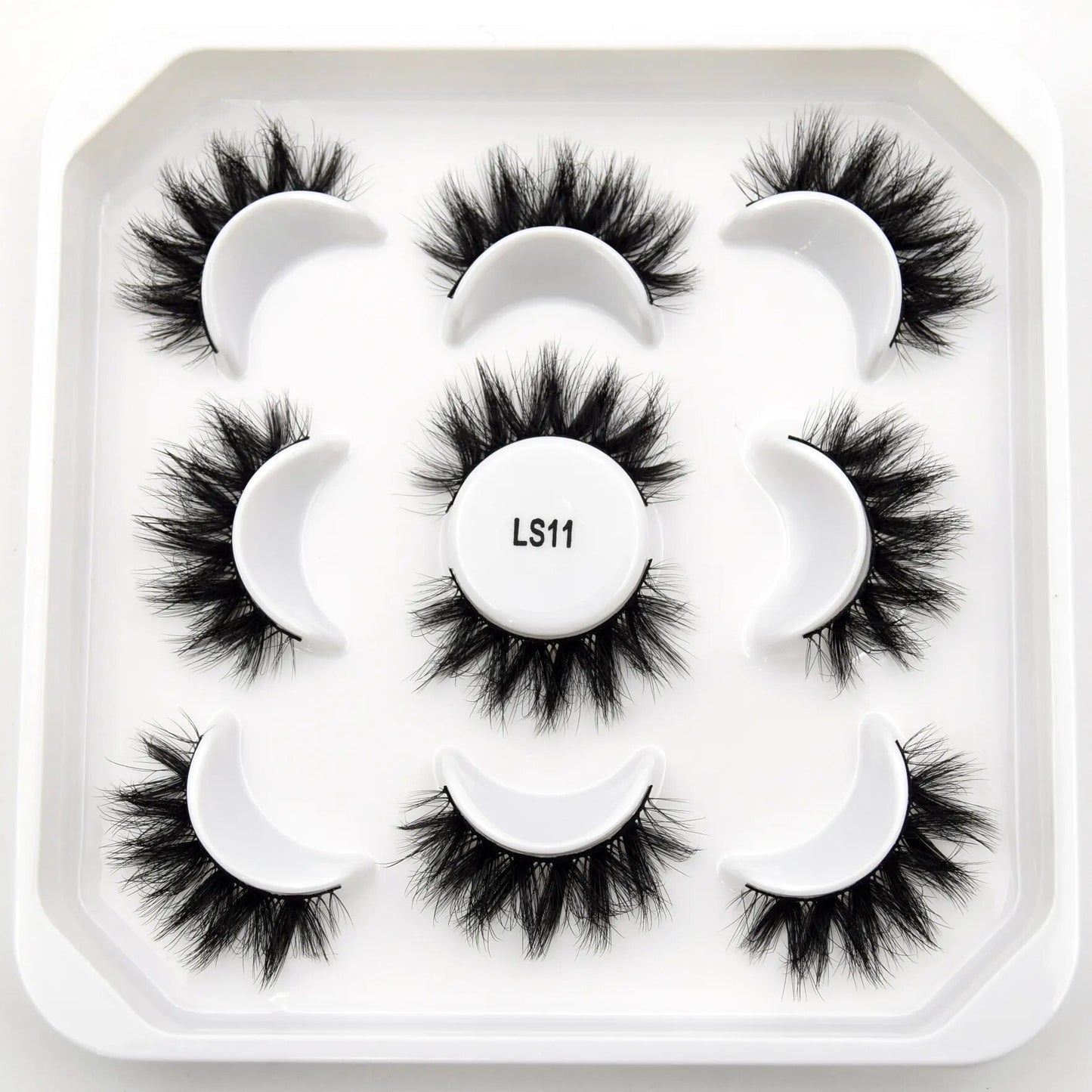 5paris/10pairs Faux Mink Eyelashes Make Up False Cils Hand Made Fake Eyelashes Wholesale Thick Eyelashes Extension