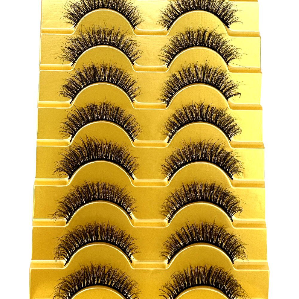 500Pairs 3D Faux Mink Lashes Natural long Mink False Eyelashes Fake Eyelash Mink Lashes Extension Cils
