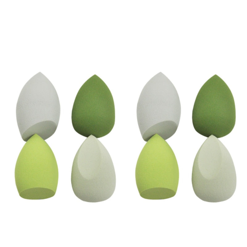 4/8pcs Makeup Sponge Powder Puff Dry and Wet Combined Beauty Cosmetic Ball Foundation Powder Puff Bevel Cut Make Up Sponge Tools