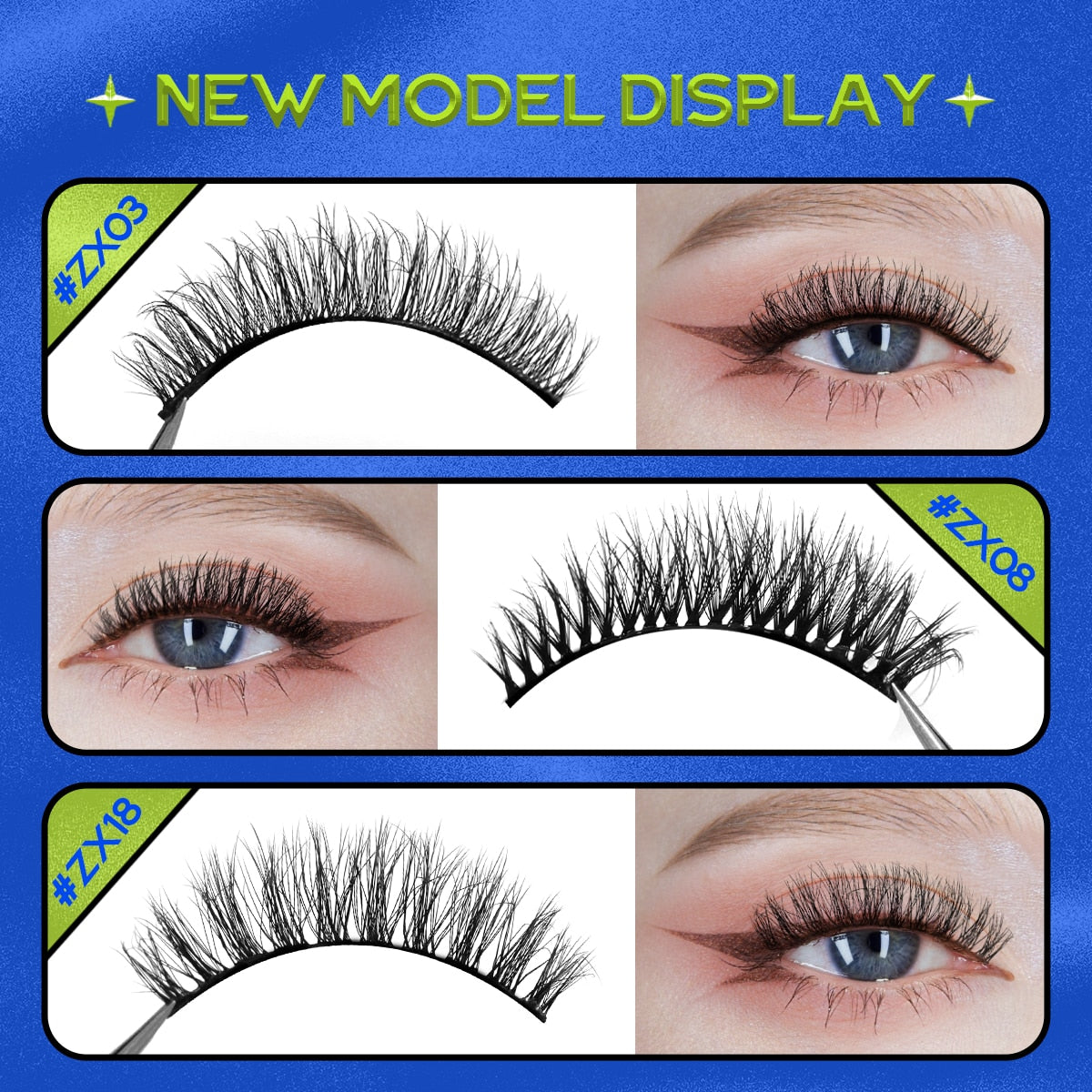 5/10 Pairs 3D Mink Lashes Natural Eyelash Soft Full Thick Wispy Eyelash Mink Lashes extension short eyelashes
