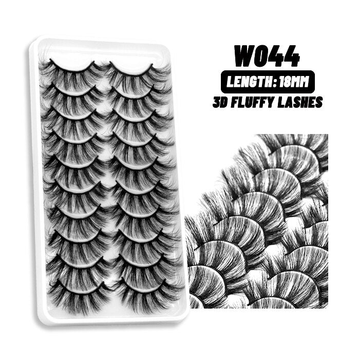 5/10Paris 3D Natural Eyelash mink lashes fake eyelashes Eyelash extension lashes