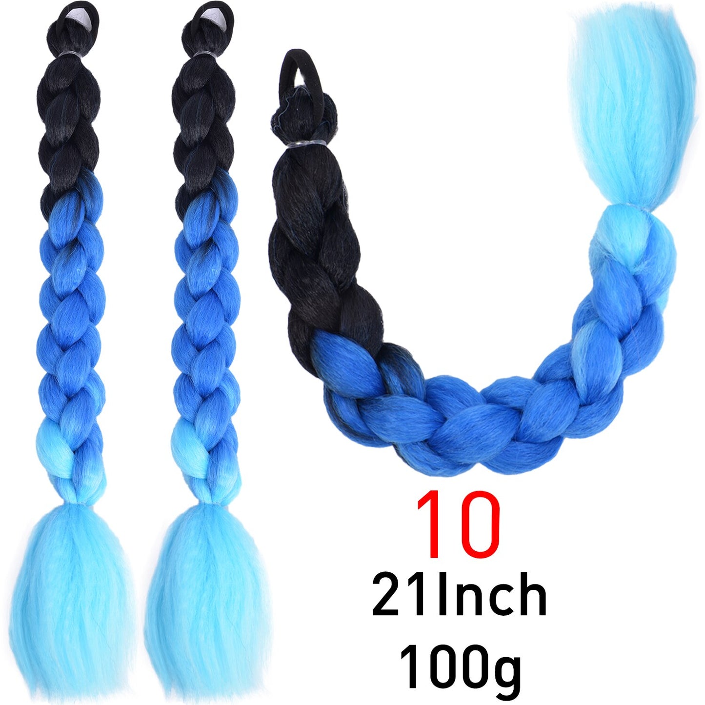 Synthetic Braided Plaited Fishtail Fishbone Drawstring Ponytail 20Inch Long Ombre Blonde Pink Hair Extensions For Women