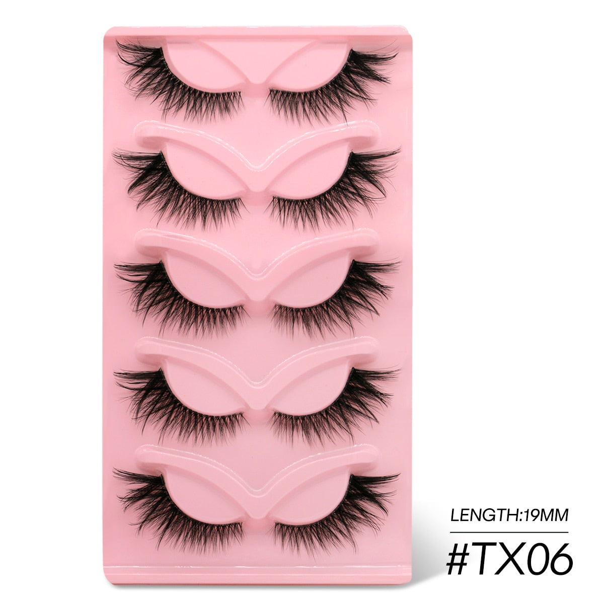 Cat Eye Lashes Faux Mink Eyelashes Clear Band Lashes Winged End Eye Elongated Fake Lashes Soft Eyelashes Extension