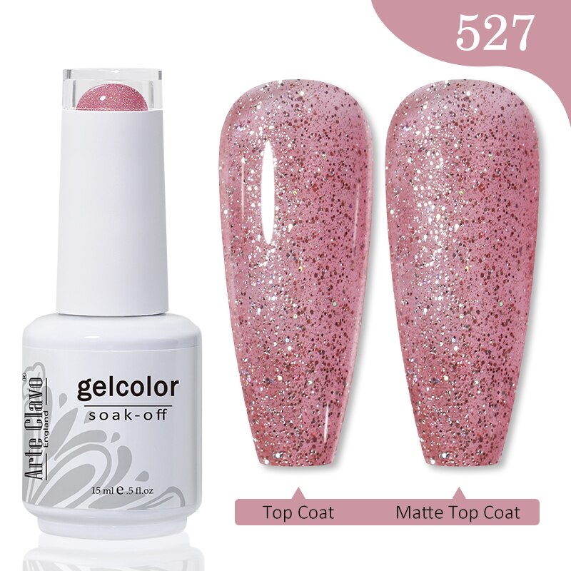 Gel Nail Polish 15ml Nude Pink Soak Off LED UV Lacquer Varnish Semi Permanent Top Base Coat Nail Art Gellak Manicure