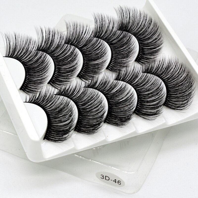5/10Paris 3D Natural Eyelash mink lashes fake eyelashes Eyelash extension lashes