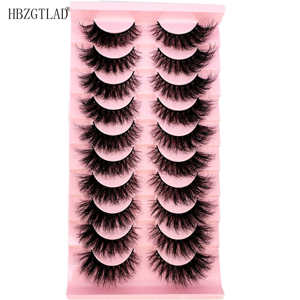 500Pairs 3D Faux Mink Lashes Natural long Mink False Eyelashes Fake Eyelash Mink Lashes Extension Cils