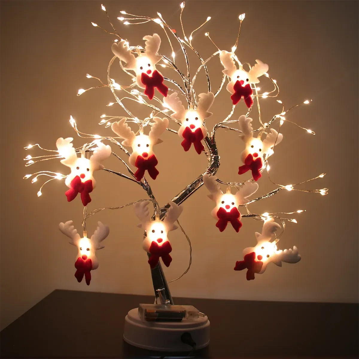 Cristmas Tree Snowman Christmas LED Garland String Lights Merry Christmas Decor for Home Ornament Happy New Year Gifts