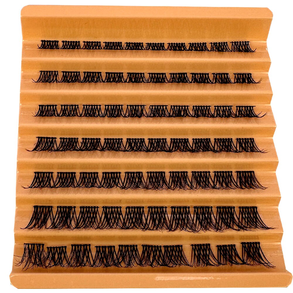 DIY Clusters Eyelash Extension 70Cluster Segment Mink Eyelashes Fluffy Volume Dovetail Segmented Eye Lashes