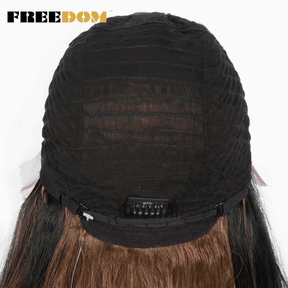 Synthetic Lace Wigs For Black Women Highlight Orange Ginger Blue Red T Part Lace Wig Ombre Brown Long Wavy Cosplay Wigs