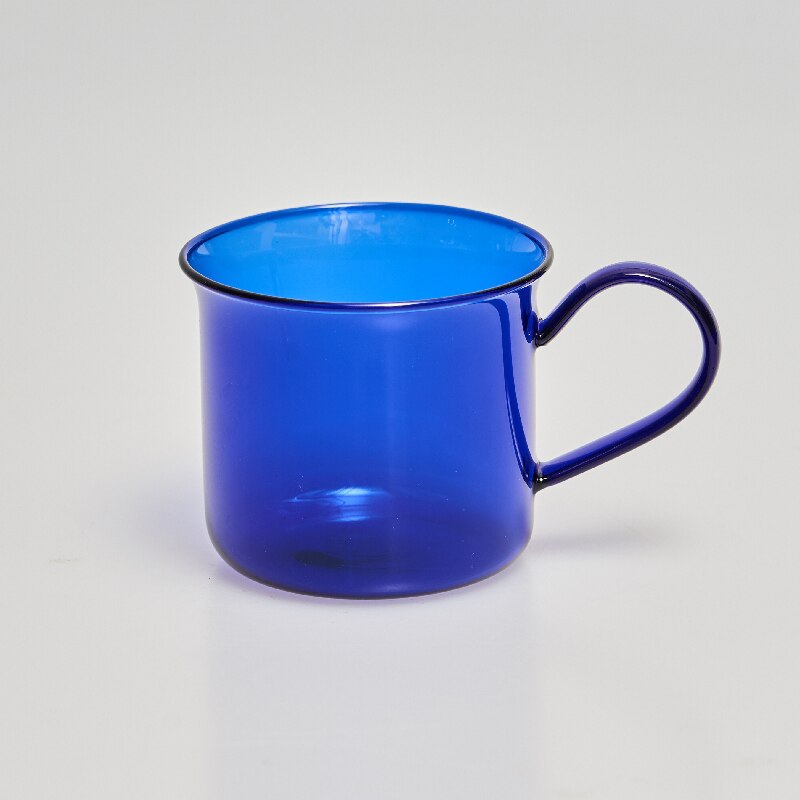 Blue Cups Coffee Mug Glass Cup Tea Milk Lemon Juice Coffee Water Cup Bar Drinkware Creativity wine glasses Home Cafe Drinkware