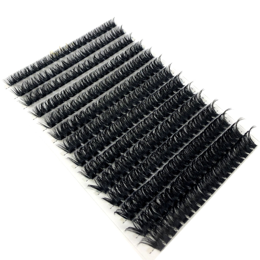 60D/80D Mink Eyelashes 100/280 Bundles Natural Eyelash extension 3D Russia Volume Individual Eyelash Cluster Lashes