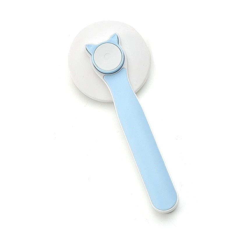 Self Cleaning Slicker Brush for Dog and Cat Removes Undercoat Tangled Hair Massages Particle Pet Comb