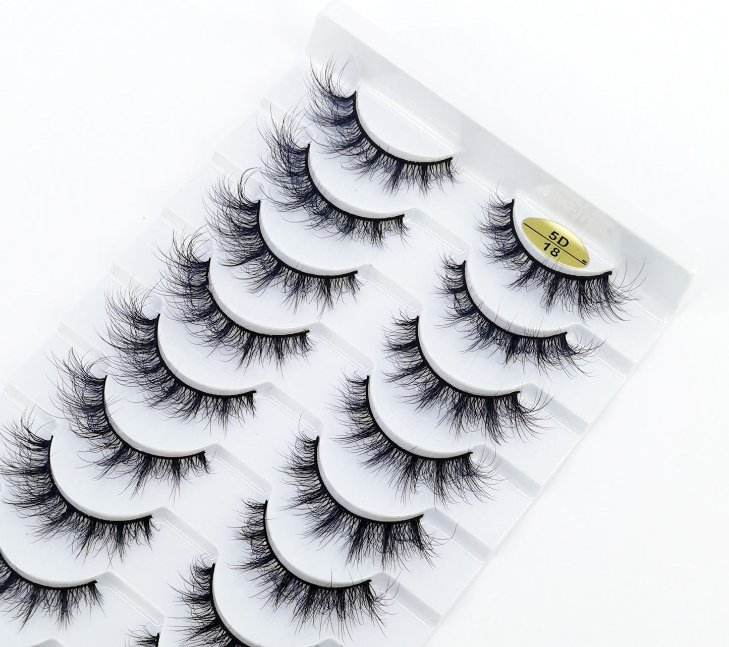 10 Pairs 3D Mink False Eyelashes Natural/Thick Eye Lashes  Fluffy Russian eyelahses Reusable