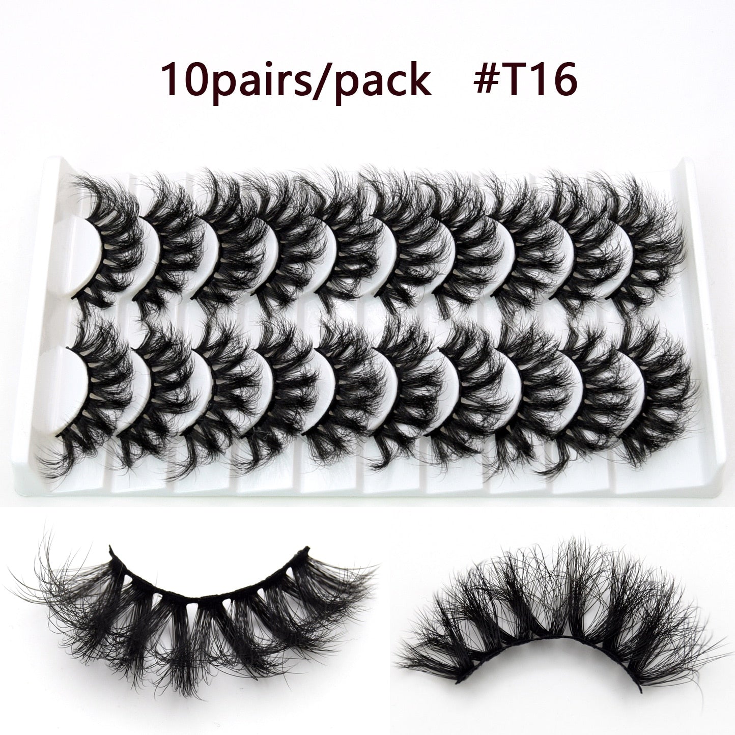 5D Mink Long Lasting Lashes Natural Dramatic Volume Extension Thick Long 3D False Eyelashes