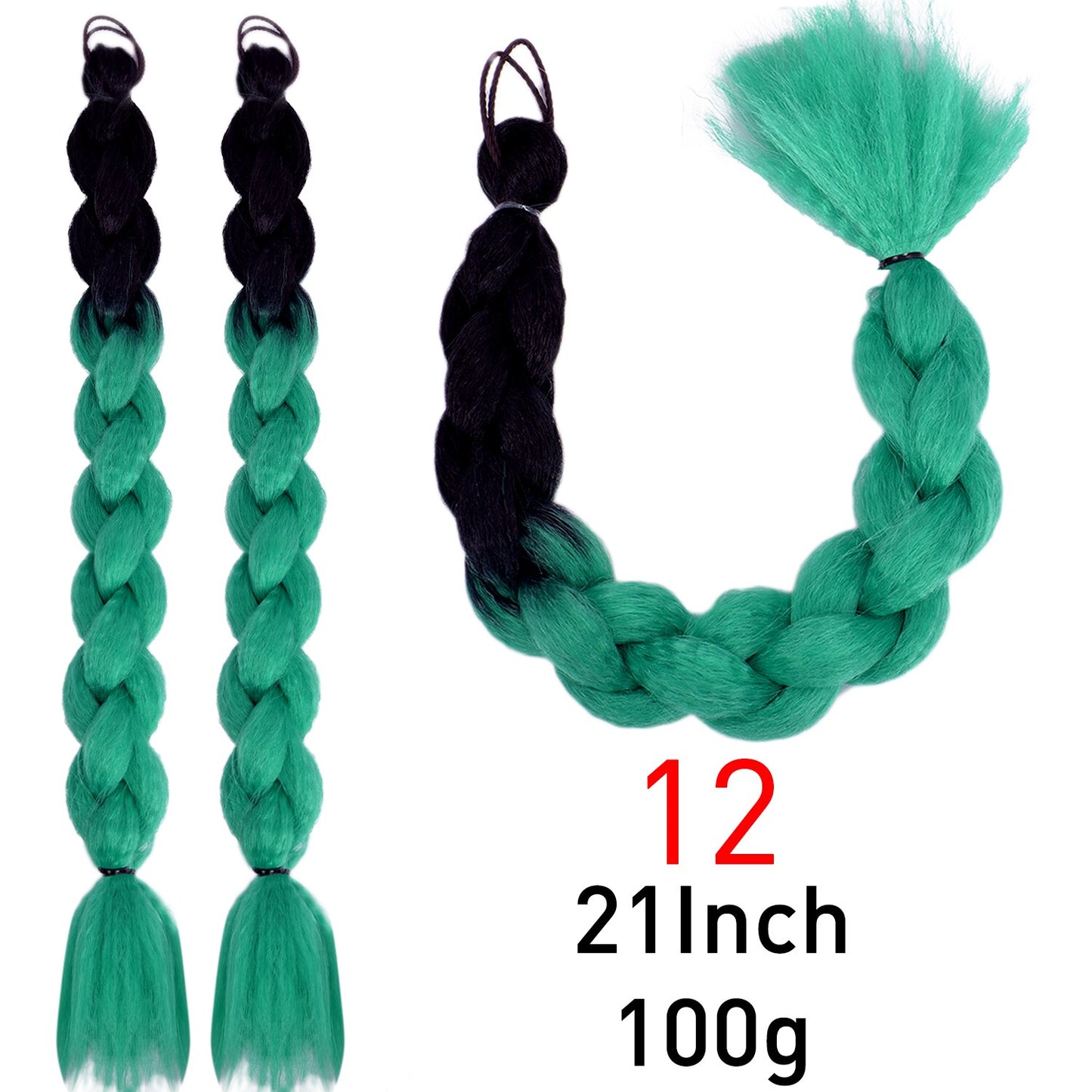Synthetic Braided Plaited Fishtail Fishbone Drawstring Ponytail 20Inch Long Ombre Blonde Pink Hair Extensions For Women