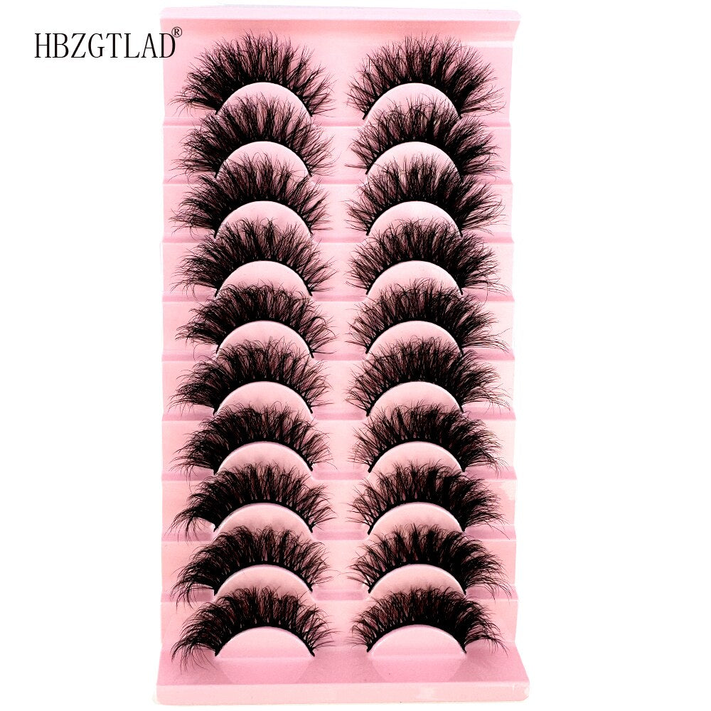 500Pairs 3D Faux Mink Lashes Natural long Mink False Eyelashes Fake Eyelash Mink Lashes Extension Cils