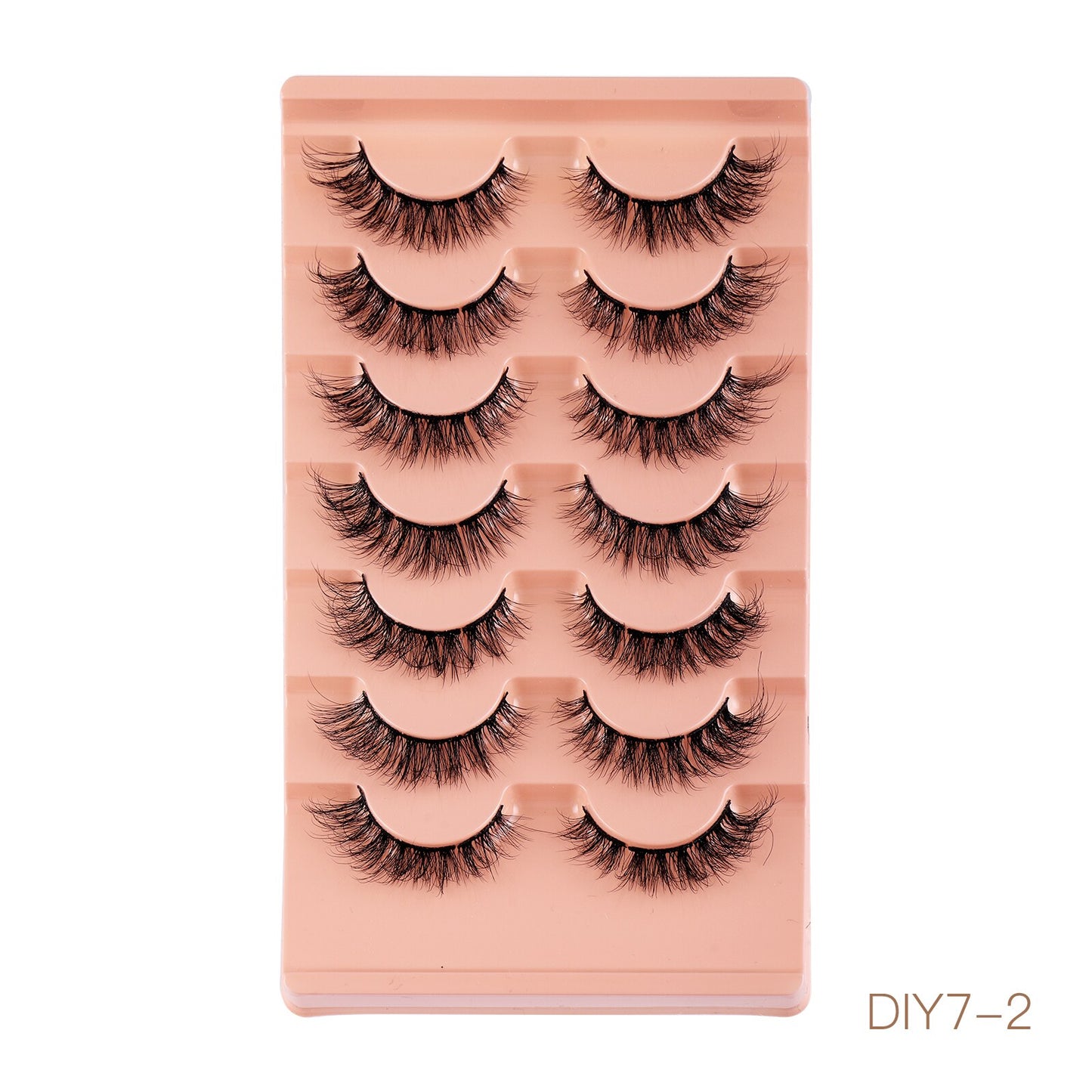 D Curl Lash Clusters Fluffy False Eyelashes 13mm 22mm Wispy Volume Individual Lashes Extensions Natural Fake Eyelashes Clusters