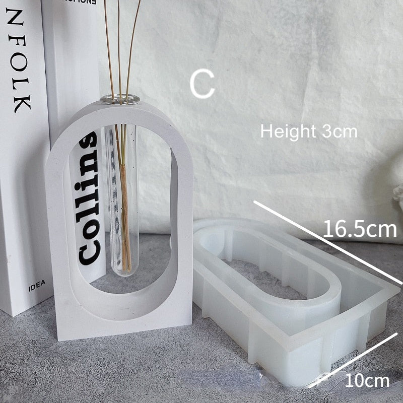 Storage Boxes with Lids Silicone Molds Ornaments Jars Bottles Gypsum Concrete Mold Resin Mold DIY Candle Cup Mold Flowerpot Mold