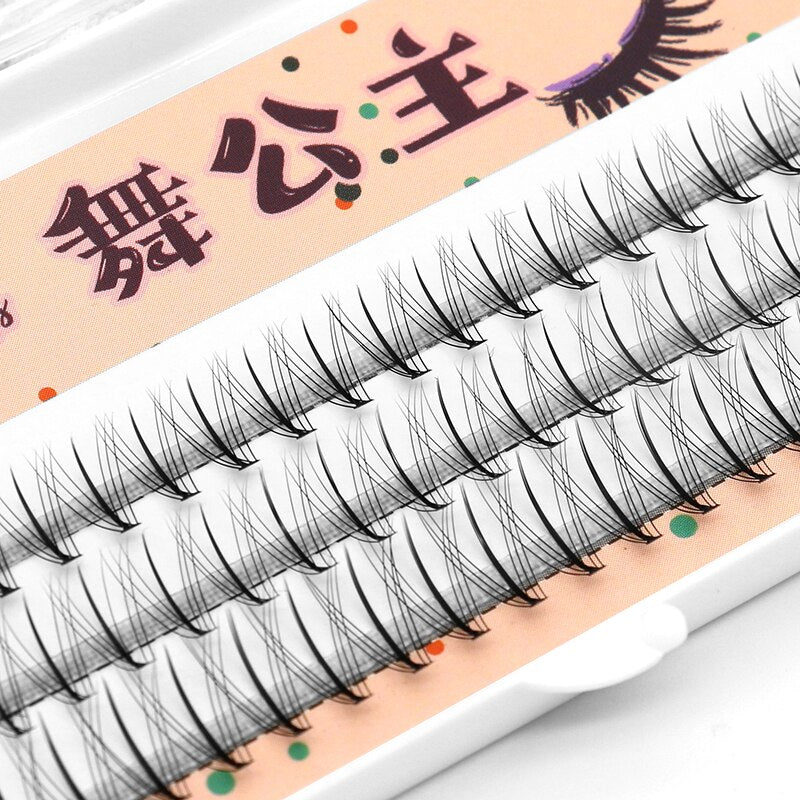Lash Clusters DIY Individual Clusters Lash Extension Natural Lashes Soft Ribbon Segmented False Bundles Eyelashes