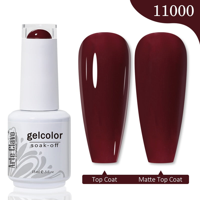 Gel Nail Polish 15ml Nude Pink Soak Off LED UV Lacquer Varnish Semi Permanent Top Base Coat Nail Art Gellak Manicure