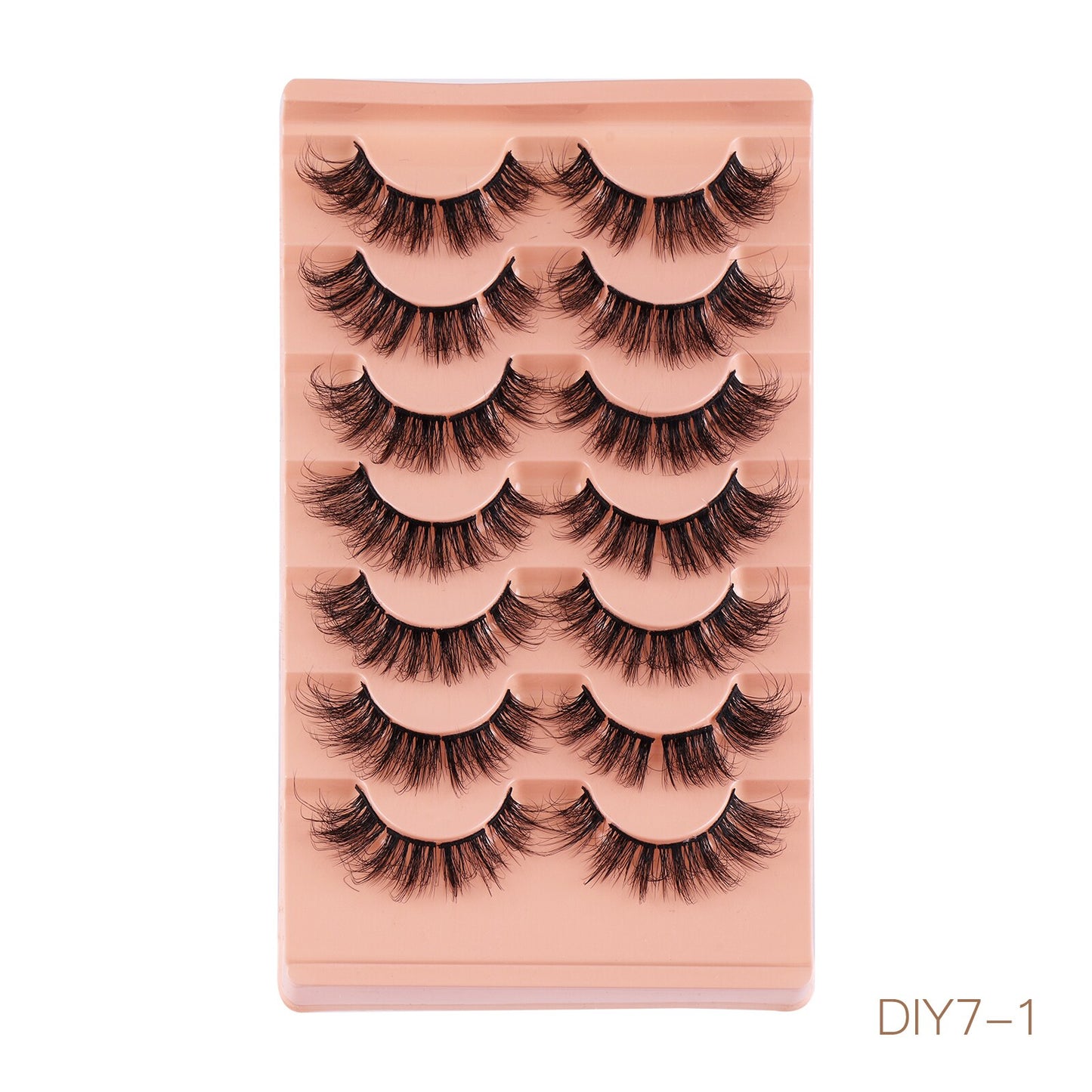 D Curl Lash Clusters Fluffy False Eyelashes 13mm 22mm Wispy Volume Individual Lashes Extensions Natural Fake Eyelashes Clusters