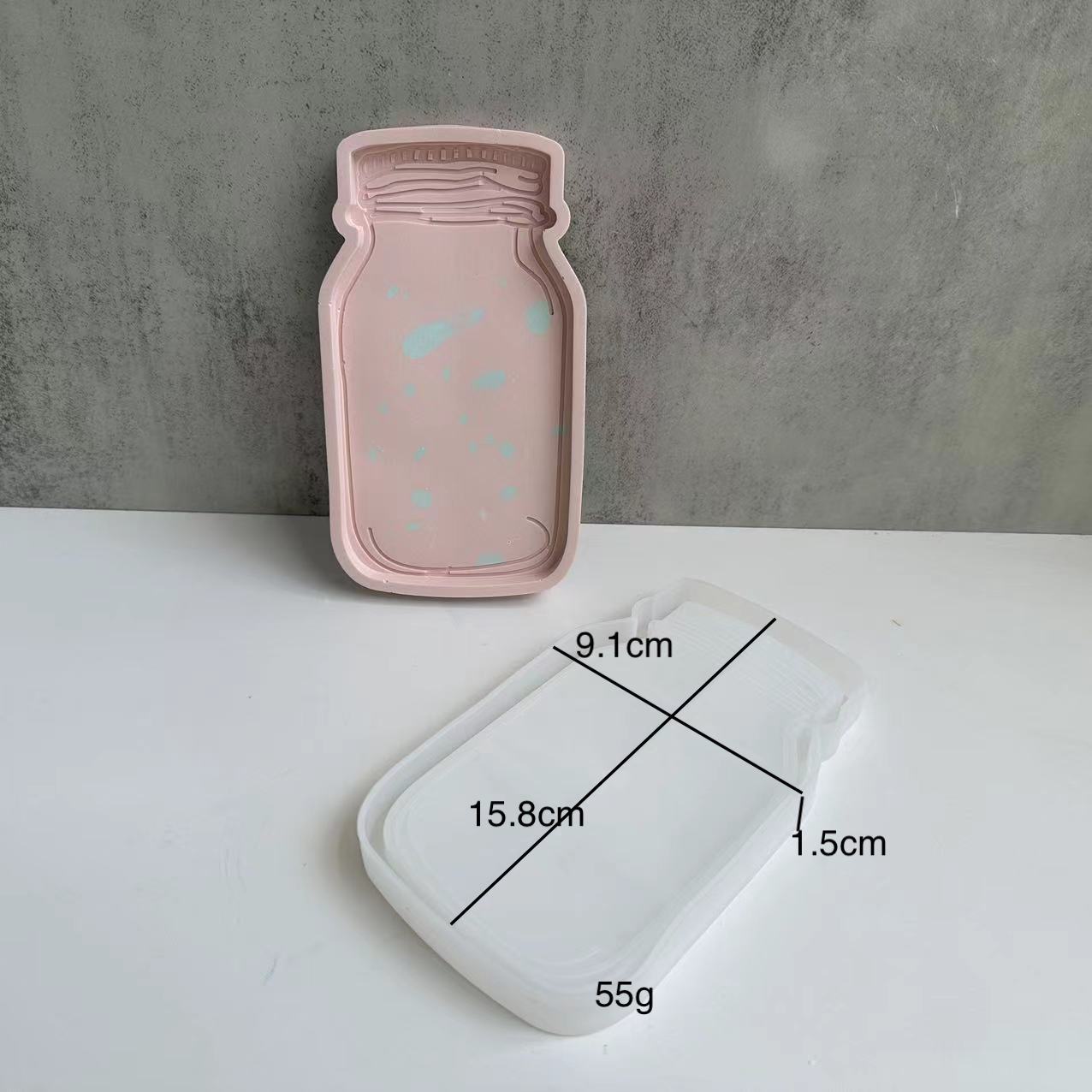 Storage Boxes with Lids Silicone Molds Ornaments Jars Bottles Gypsum Concrete Mold Resin Mold DIY Candle Cup Mold Flowerpot Mold
