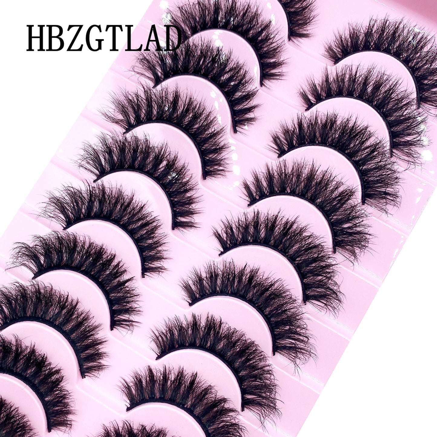 10 Pairs Natural False Eyelashes Fake Lashes Long Makeup 3d Mink Lashes Extension Eyelash Mink Eyelashes