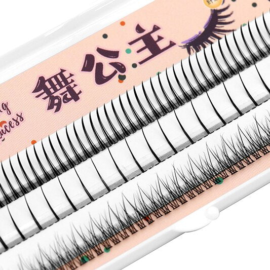 Lash Clusters DIY Individual Clusters Lash Extension Natural Lashes Soft Ribbon Segmented False Bundles Eyelashes