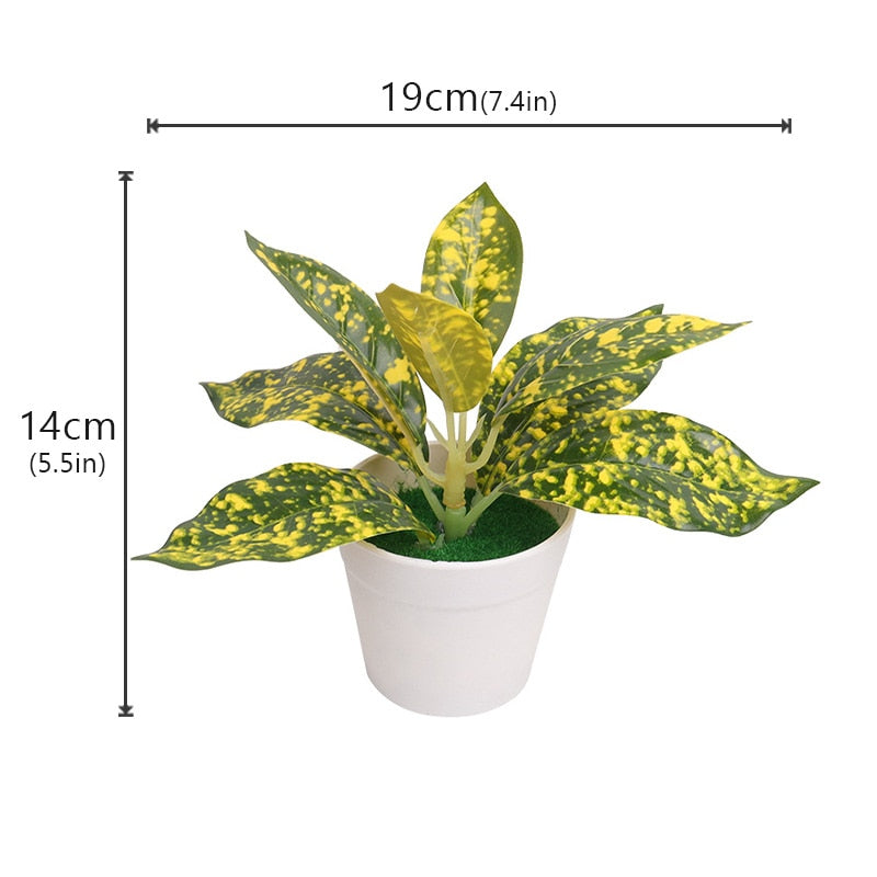 Mini Artificial Aloe Plants Bonsai Small Simulated Tree Pot Plants Fake Flowers Office Table Potted Ornaments Home Garden Decor