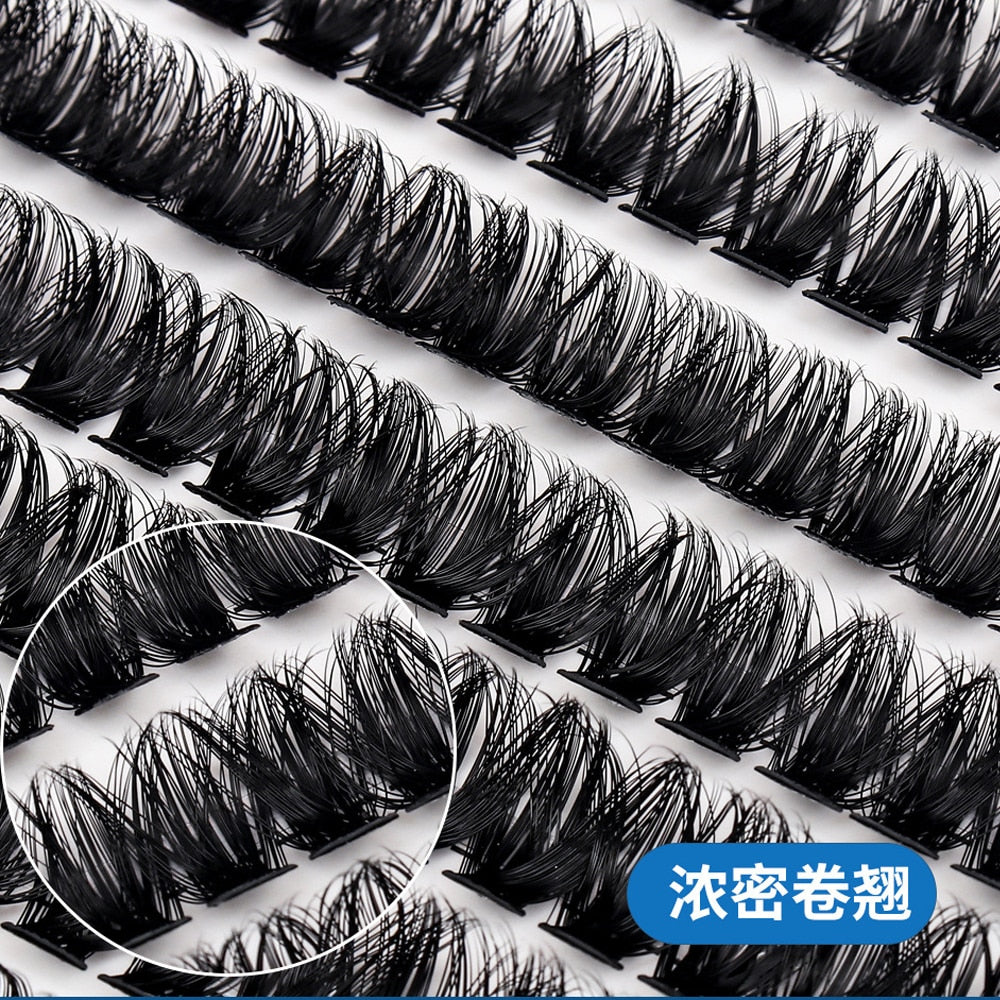 60D/80D Mink Eyelashes 100/280 Bundles Natural Eyelash extension 3D Russia Volume Individual Eyelash Cluster Lashes