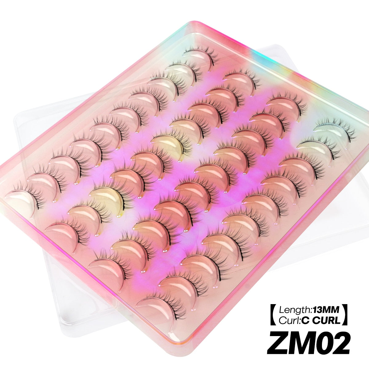 Russian Strip Lashes 5/10/20 Pairs Fluffy Mink Lashes 3D False Eyelashes Russian Eyelashes D Curl Fake Eyelashes