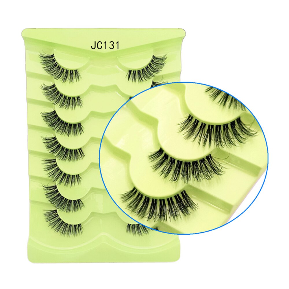 4 Pairs Eyelashes Extension Natural False Eyelashes Cross Long Winged Eyelash End Eye Elongated Big Eye Lashes Lolita Eyelashes