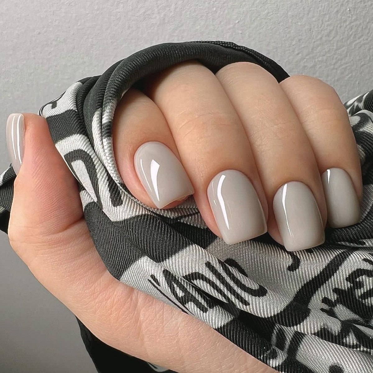 Press On Nails Solid color Short
