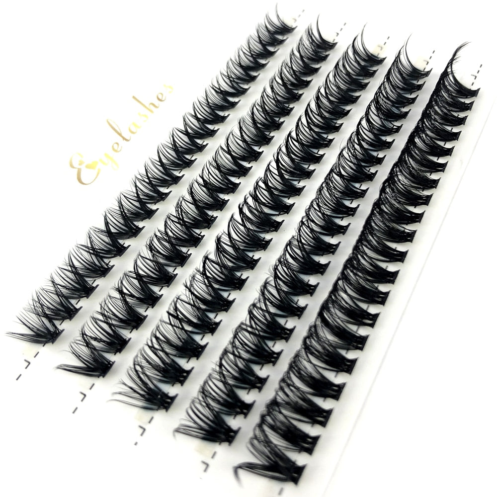 60D/80D Mink Eyelashes 100/280 Bundles Natural Eyelash extension 3D Russia Volume Individual Eyelash Cluster Lashes