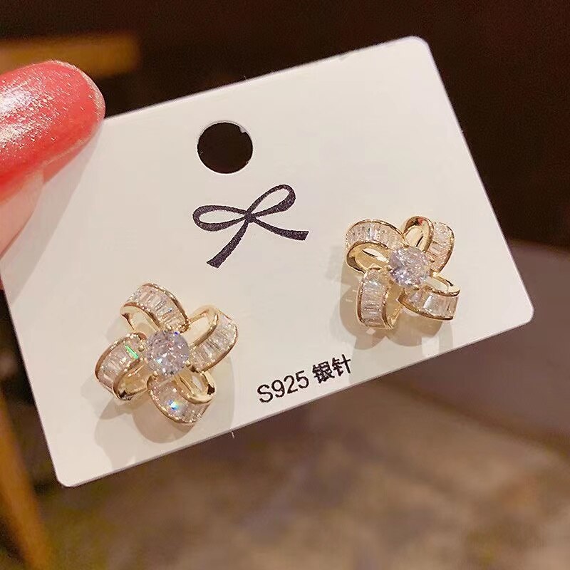 Cute Gold Color Butterfly Earring Jewelry