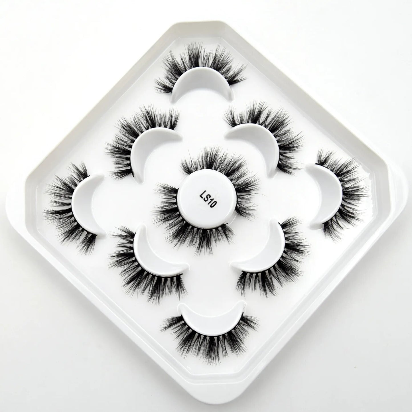 3/10 Pair Eyelashes 3D Faux Mink Lashes Wispy Natural Long False Eyelashes Wholesale Mink Lashes Reusable LasheS