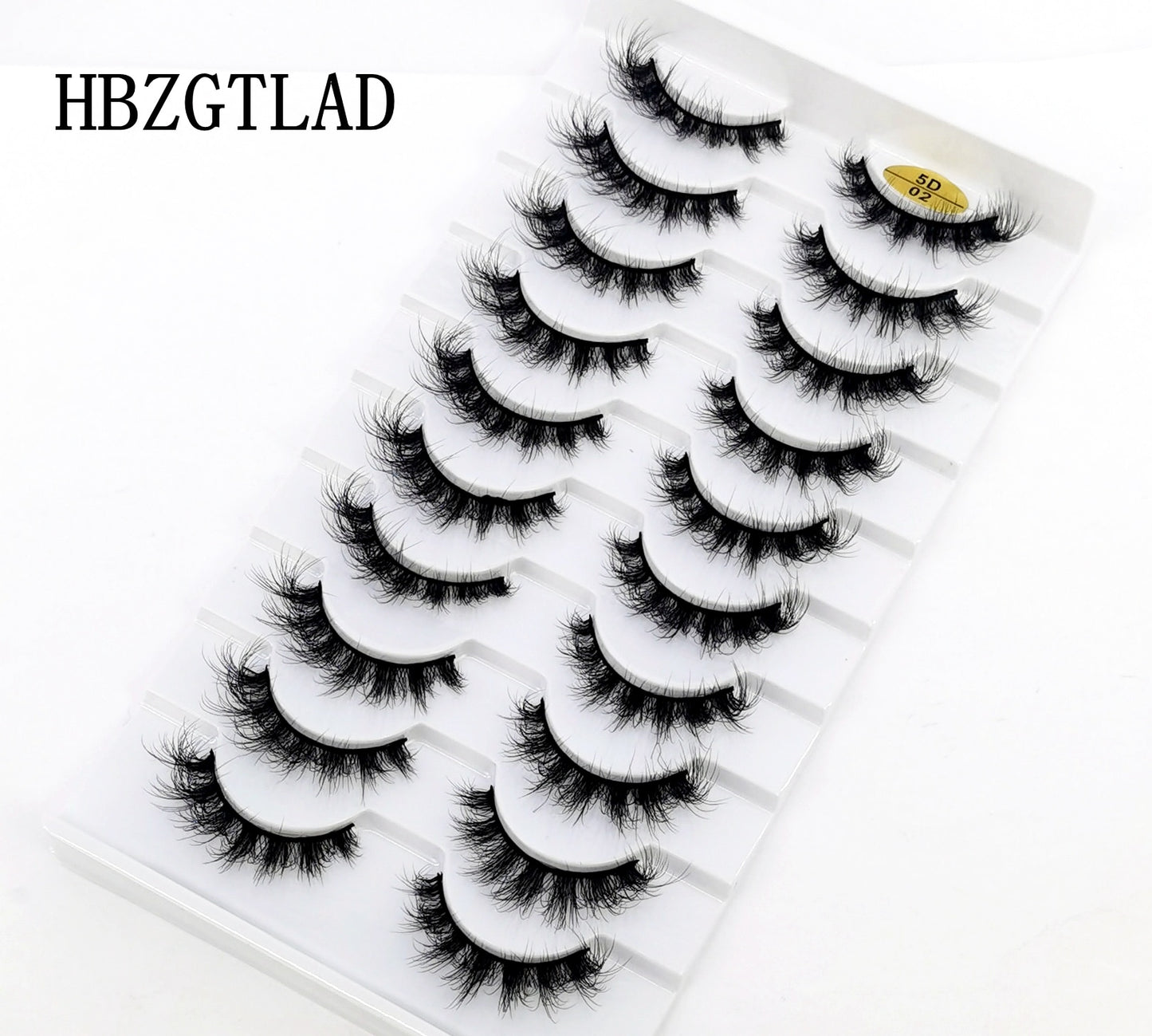 10 Pairs 3D Mink False Eyelashes Natural/Thick Eye Lashes  Fluffy Russian eyelahses Reusable