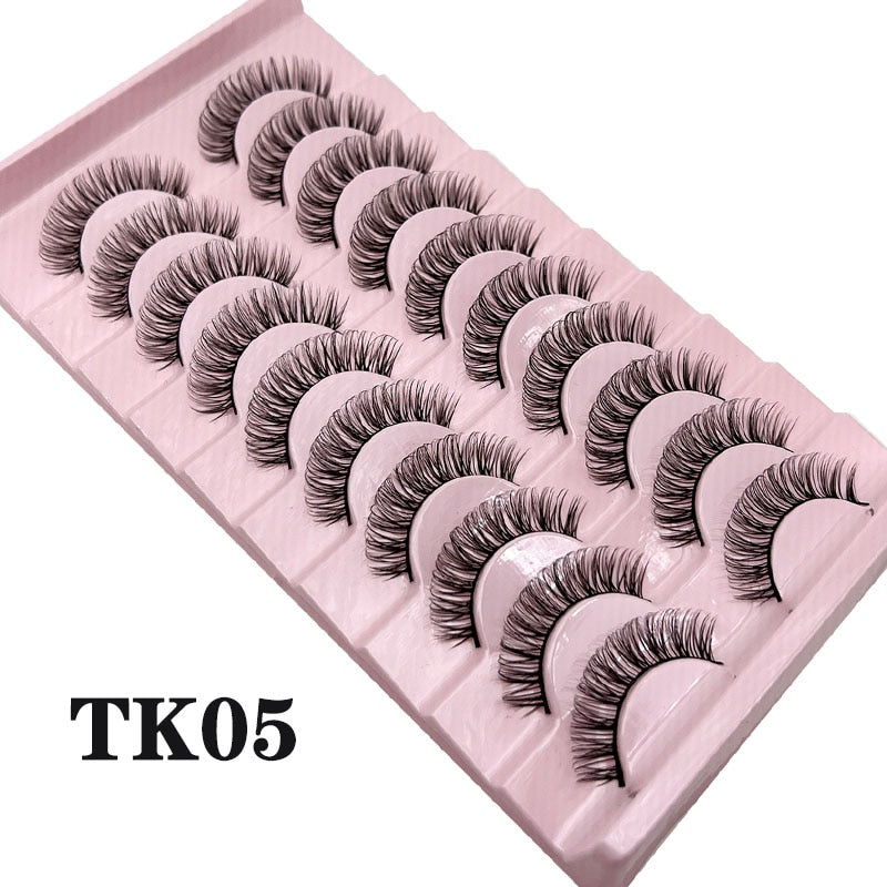 Fake Eyelashes Russian Strip Lashes False Eyelashes Biche Eyes Extension Lashes Russian Volume Russian Lashes