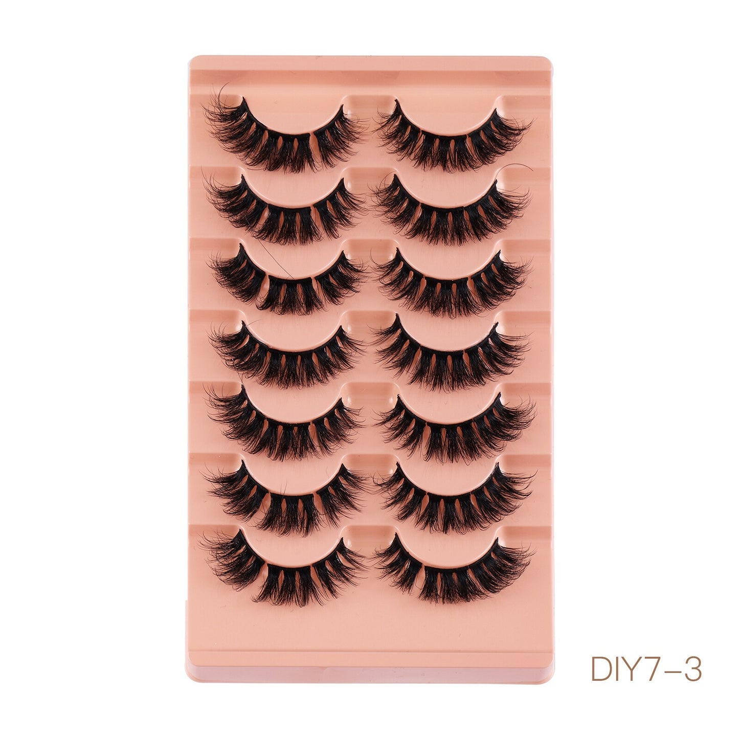 D Curl Lash Clusters Fluffy False Eyelashes 13mm 22mm Wispy Volume Individual Lashes Extensions Natural Fake Eyelashes Clusters