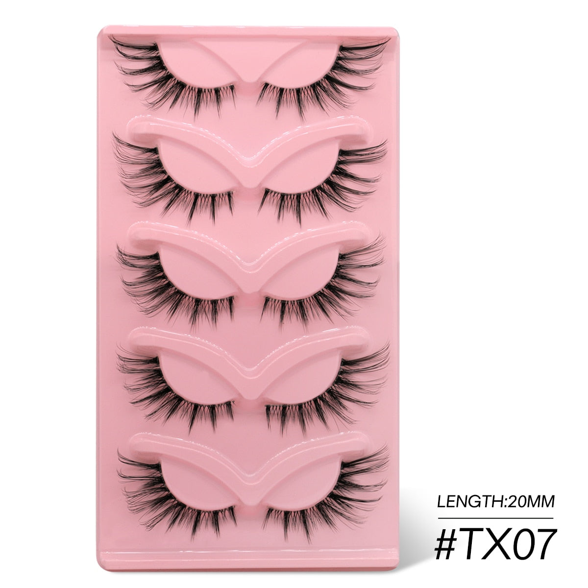 Cat Eye Lashes Faux Mink Eyelashes Clear Band Lashes Winged End Eye Elongated Fake Lashes Soft Eyelashes Extension