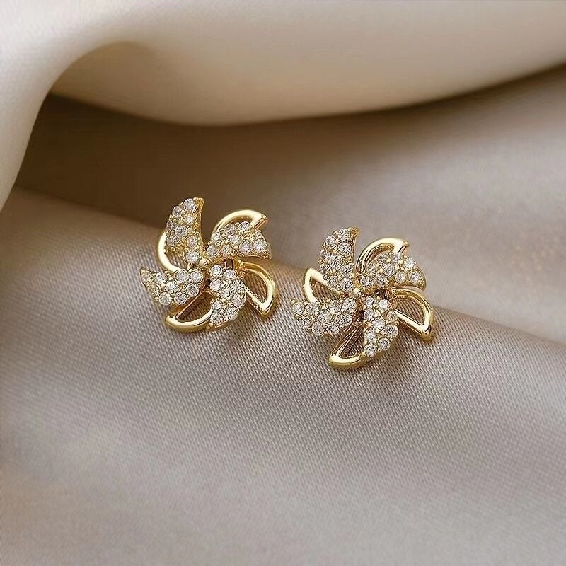 Cute Gold Color Butterfly Earring Jewelry