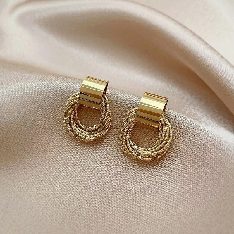Cute Gold Color Butterfly Earring Jewelry