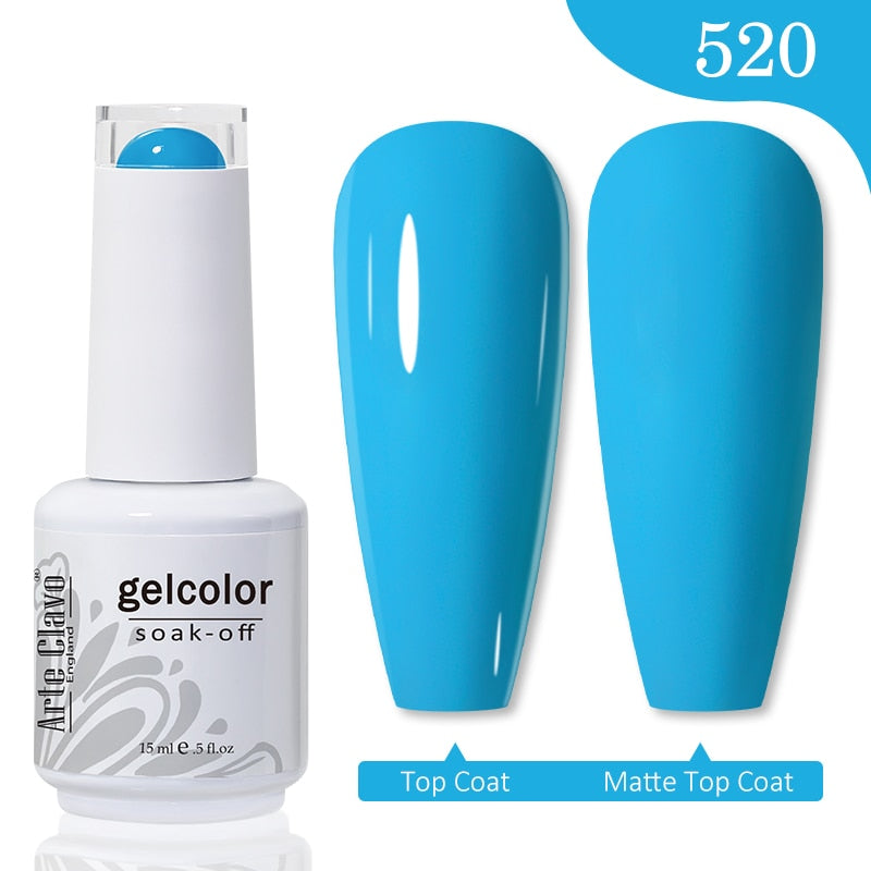 Gel Nail Polish 15ml Nude Pink Soak Off LED UV Lacquer Varnish Semi Permanent Top Base Coat Nail Art Gellak Manicure