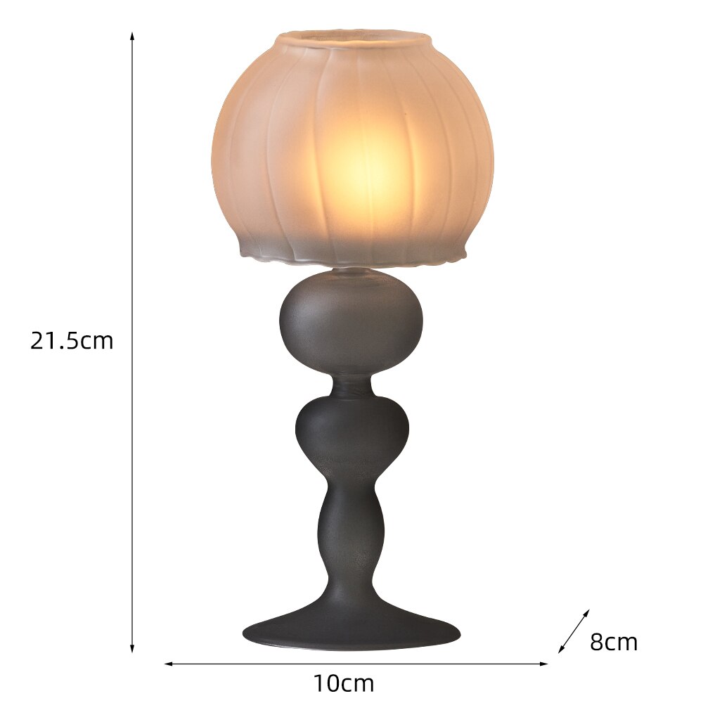 Nordic Glass Candle Holder Romantic Wedding Decoration Retro Home Decor Table Decor Candle Accessories Candlesticks for candles