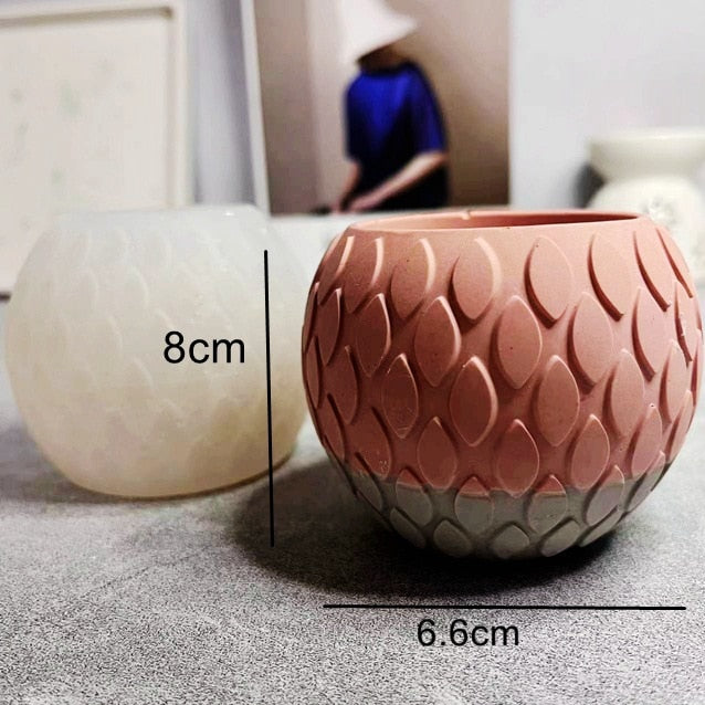 Storage Boxes with Lids Silicone Molds Ornaments Jars Bottles Gypsum Concrete Mold Resin Mold DIY Candle Cup Mold Flowerpot Mold