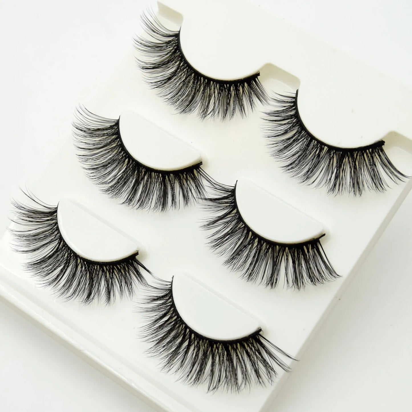 5paris/10pairs Faux Mink Eyelashes Make Up False Cils Hand Made Fake Eyelashes Wholesale Thick Eyelashes Extension