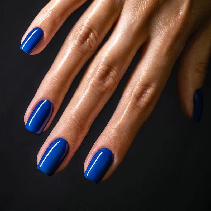 Press On Nails Solid color Short
